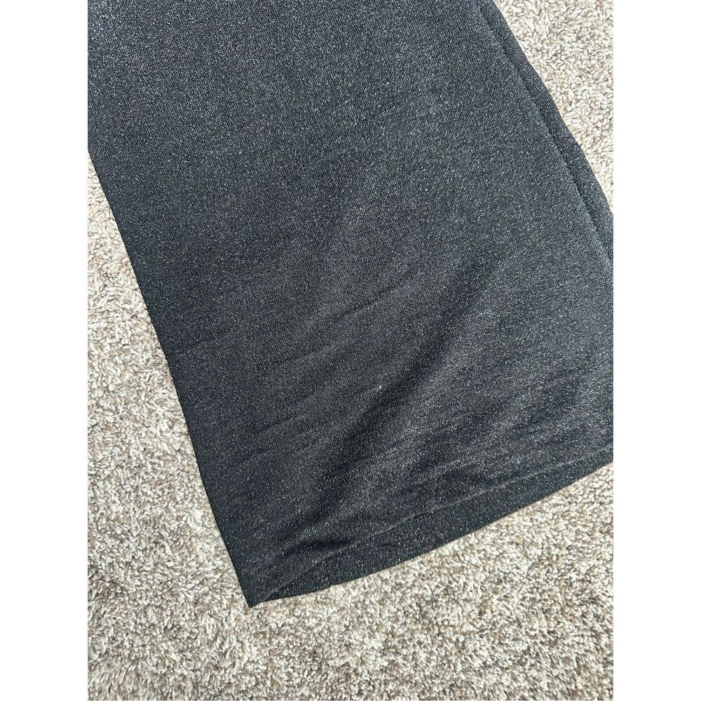 Torrid Flare Metallic Glitter Black Stretch Lurex High Rise Pull-on Pants 3X - Picture 10 of 11